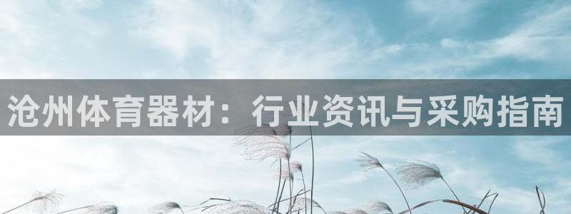 欧陆娱乐app下载安装最新版：沧州体育器材：行业资讯